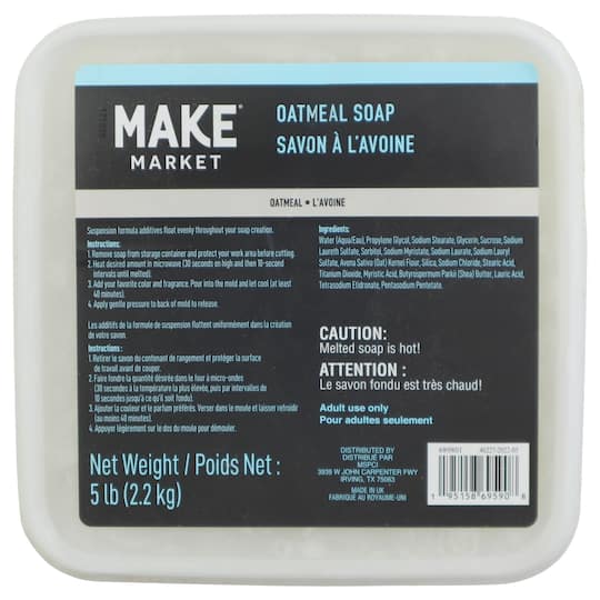 Oatmeal Soap Base, 5lb. by Make Market&#xAE;